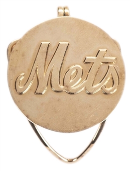 1986 World Series Champion New York Mets 14K Gold Money Clip 